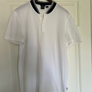 Boss White Polo Shirt Classic Design